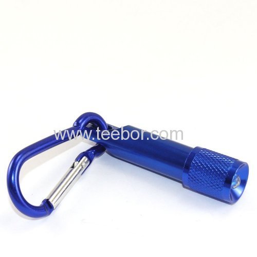 5 x Mini LED Flashlight Torch Lamp Light Keychain Keyring for Camping Carabiner Hiking