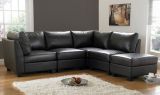 Leather Chaise Sectional Sofa