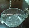 PET Eco Friendly Plant Pot Saucers With Clear Hanging Saucers