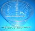 PET Clear Disposable Plant Pot Saucers Deeper With 4" Diameter