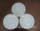 Paper Flat Disposable Cup Lids For Milk , PS Lids 80mm Diameter