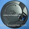 80mm Coffee Cup Lids Flat Shape / Disposable PS Lids For Paper Cups