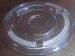 Plastic Clear Disposable Cup Lids Flat Shape With 92mm Diameter