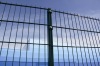 Green Powder-coating Twin Wire 2D Panel Fencing