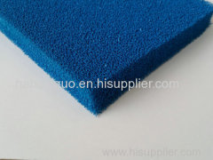 open cell silicone sponge rubber sheet silicone foam rubber sheet with blue red yellow