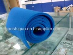 open cell silicone sponge rubber sheet silicone foam rubber sheet with blue red yellow