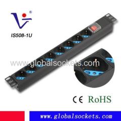 1U network rack accessory PDU Power distribution Unit