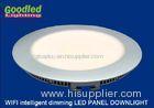 Remote Control Dimmable Round LED Panel Downlight 13W 850LM With Natural White
