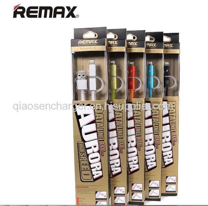 REMAX double sides USB design cable ,high speed and fast sync cable for iphone samsung