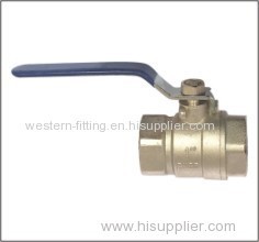 Brass Ball Valve Flat Steel Handle MS58 Material