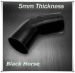 Black 1.00" 1" 25mm 45 Degree Elbow Silicone Hose Pipe Turbo Intake