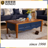 Chengdu furniture oval solid wood tea/side table