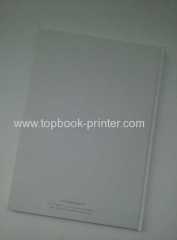 cloth texture cover hardcase bound book printed for clothing company