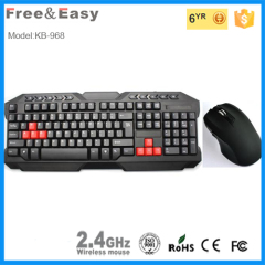 2.4g gaming wireless keyboard & mouse