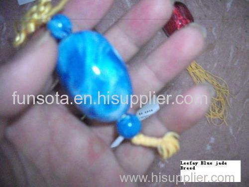 Blue flavour jade bead