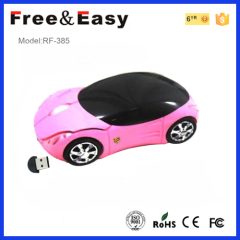 High quality Ferrari shaped wireless car mouse