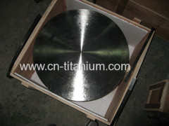 ASTM B348 industrial machined gr5 titanium disc dia: 2200 THK : 120mm polished bright surface MTC 10204 3.1