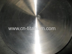 ASTM B348 industrial machined gr5 titanium disc dia: 2200 THK : 120mm polished bright surface MTC 10204 3.1