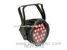 60HZ 18 x 9w RGB water resistant LED par can lights For Show Lighting