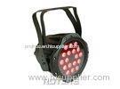 60HZ 18 x 9w RGB water resistant LED par can lights For Show Lighting