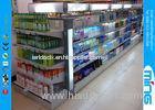 Cosmetic Gondola Retail Display Shelves , Metal Shelving for Supermarket