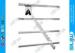 Steel Light Duty Slatwall Display Shelves Panel for Clothing Shop , 12 Notch Arm