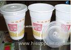 White Disposable Smoothie Cups Plastic For Soybean Milk Cups PP