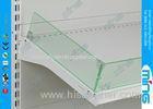 Light Beige Acrylic Gondola Shelf Riser Retail Display Shelves Accessories