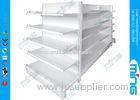 Double Sided Food Storage Retail Display Shelves , Heavy Duty Wall Shop Gondola Shelf