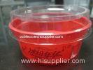 300ml 10oz Clear Plastic Ice Cream Cups For Milk / Salad Cups