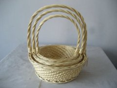 Miniature Wicker Gift Basket for business gift for christmas use