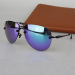 2015 Top Quality Oversized Titanium Sun Glasses Rimless Super Light Women Fashion Designer Polarized Folding Sunglass