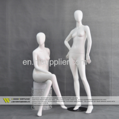 Fashion nude female mannequin for window display