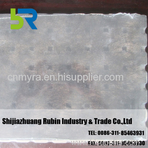 Sound absorbing gypsum board