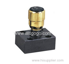 Restrictive valves/restrictive one-way valve