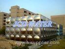 Vertical Domestic Sectional Water Tanks For Commercial , Bead Blasted Stainless Steel Water Tanks