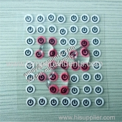 Custom 4mm round water sensitive warranty screw seal stickers with logo printed for mobile phone or laptop warranty