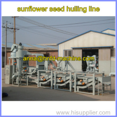 Sunflower seed hulling line