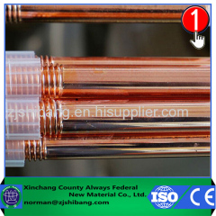 Threaded Copper Coated Ground Rod lighting protection