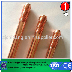 Underground application copper clad steel ground rod