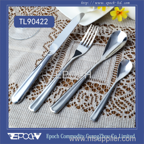 Chinese factory stainless steel high end cutlery set with box