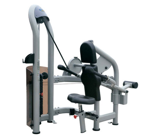 seated dip for strength machine