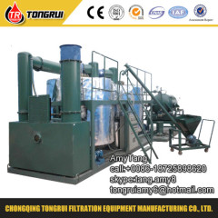 series regeneration black engine oil machine to base oil