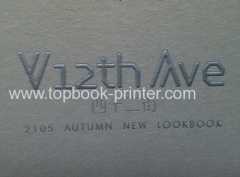 Cotton paper cover sponge bound tri-layer book printer