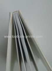 Cotton paper cover sponge bound tri-layer book printer