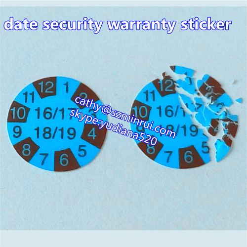 hot sale adhesive type custom security sticker