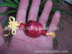 Red flavour jade bead