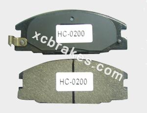 Auto parts semi-metallic brake pad for CHRYSLER