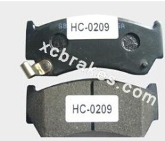 Auto parts semi-metallic brake pad for CHRYSLER