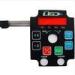 Multicolor Proof PET LED Display Keyboard Membrane Switch For Instruments